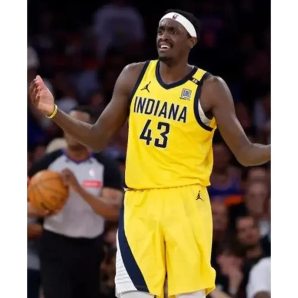 Pascal Siakam-Jordan-Pacers-Jersey-Yellow-Good-Size:XL-$95 - Picture 6 of 9